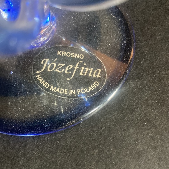 Jozefina Krosno blown glass octopus oil lamp vintage - Picture 5 of 13